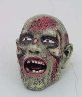 Screaming Zombie Statue