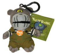 Teddy Scares Abmormal Cyrus Monster Mouth Mini Plush Clip On