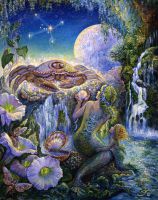 Cancer Zodiac Collector's Card by Josephine Wall Cancer Zodiac Collector's Card by Josephine Wall