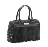 Rock Rebel Black Studded Gothic Cargo Fringe Purse Rock Rebel Black Studded Gothic Cargo Fringe Purse