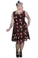 Hell Bunny Plus Size Wolf Dream Skull Aiyana Lace Dress