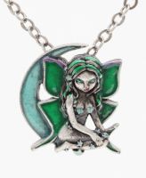 Luna Fairy Necklace by Jasmine Becket Griffith
