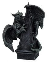 Gargoyle Perched on a Spire Statue Gargoyle Perched on a Spire Statue