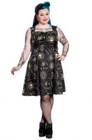 Spin Doctor Plus Size Pentagram and Skull Gothic Tabitha Dress