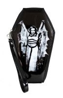 Universal Monsters Lily Munster The Munsters PVC Vinyl Coffin Wallet