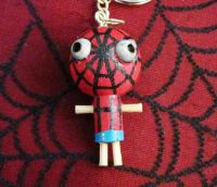 Spiderman Woody Keychain