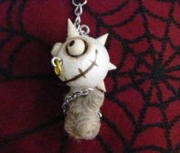 Punk Rock Spike Chains Woody Keychain Punk Rock Spike Chains Woody Keychain