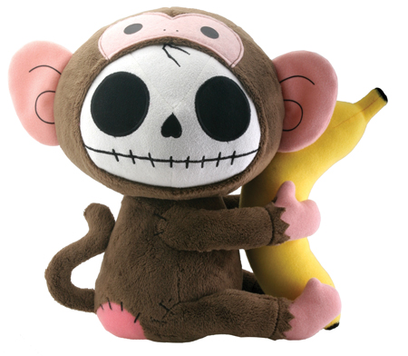 Munky Furry Bones Skellies Plush Toy