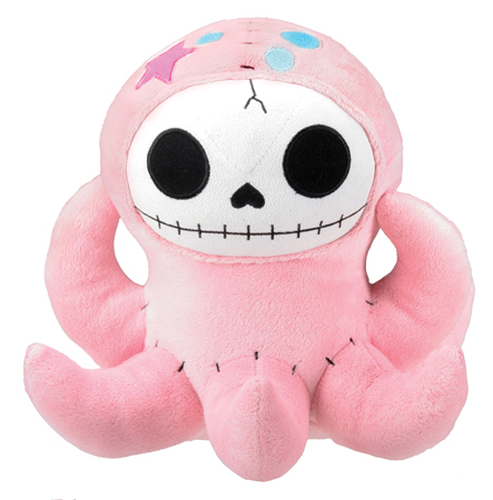 Octopee Furry Bones Skellies Plush Toy - Click Image to Close