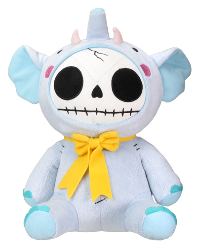 Elefun Furry Bones Skellies Plush Toy - Click Image to Close