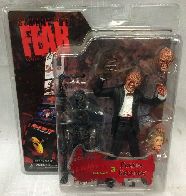 Cinema of Fear A Nightmare on Elm Street 3 Dream Warriors Freddy Krueger Mezco Series 1