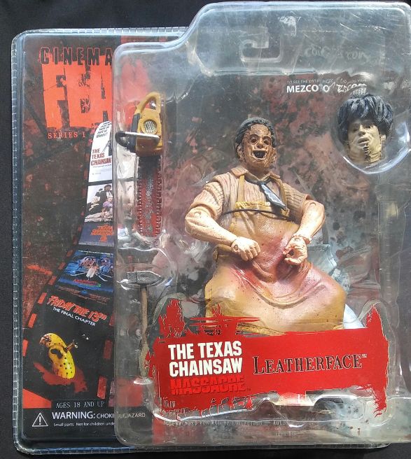 Cinema of Fear Texas Chain Saw Massacre Leatherface Mezco Series 1