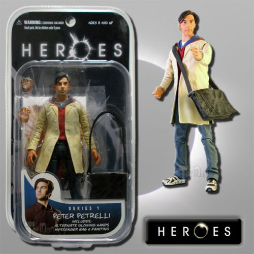 Heroes Series 1 Peter Petrelli Action Figure Mezco *EXTREMELY DENTED BOX*