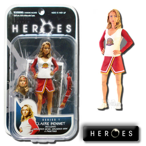 Heroes Series 1 Claire Bennet Action Figure Mezco *EXTREMELY DENTED BOX*