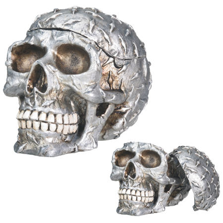 Diamond Plate Skull Container