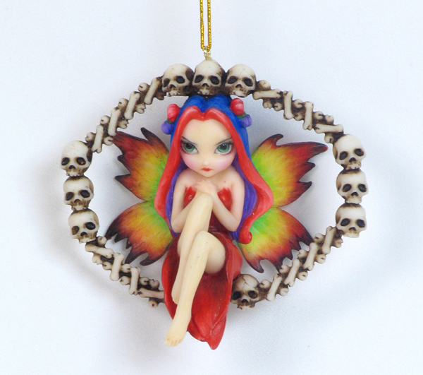Jasmine Becket Griffith Rainbow of Bones Fairy Ornament
