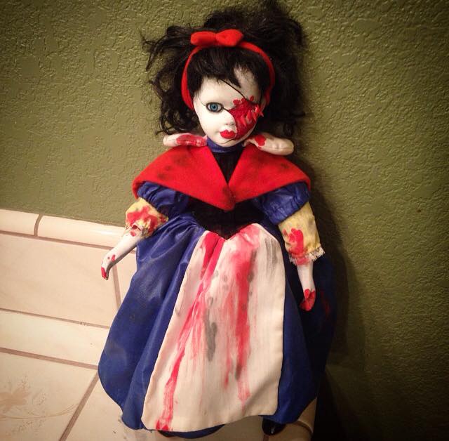 Snow White Vampire Creepy Horror Doll by Bastet2329 - Click Image to Close