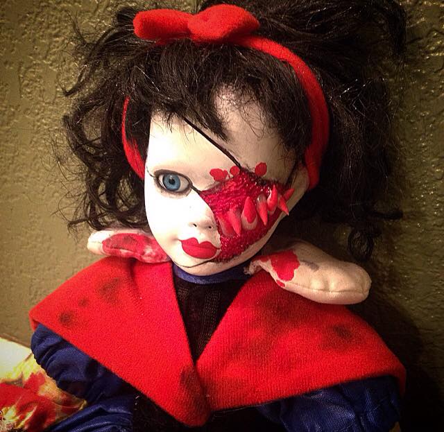 Snow White Vampire Creepy Horror Doll by Bastet2329 - Click Image to Close