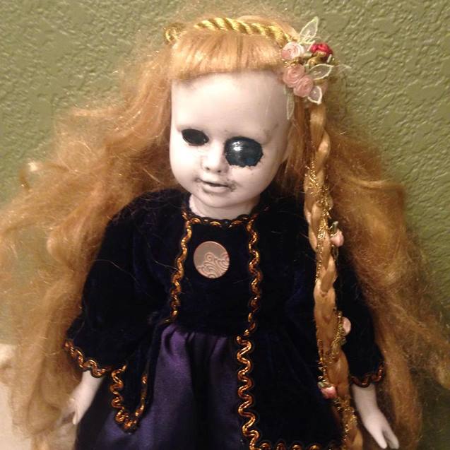 Rapunzel Fairy Tale Marble Eye Creepy Horror Doll by Bastet2329 - Click Image to Close