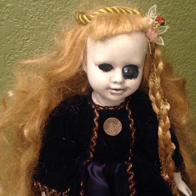 Rapunzel Fairy Tale Marble Eye Creepy Horror Doll by Bastet2329 - Click Image to Close