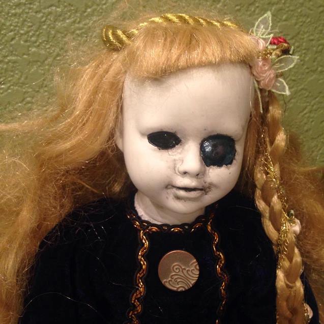 Rapunzel Fairy Tale Marble Eye Creepy Horror Doll by Bastet2329 - Click Image to Close