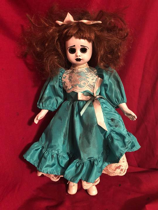 OOAK Hollow Eyes Creepy Horror Doll Art by Christie Creepydolls