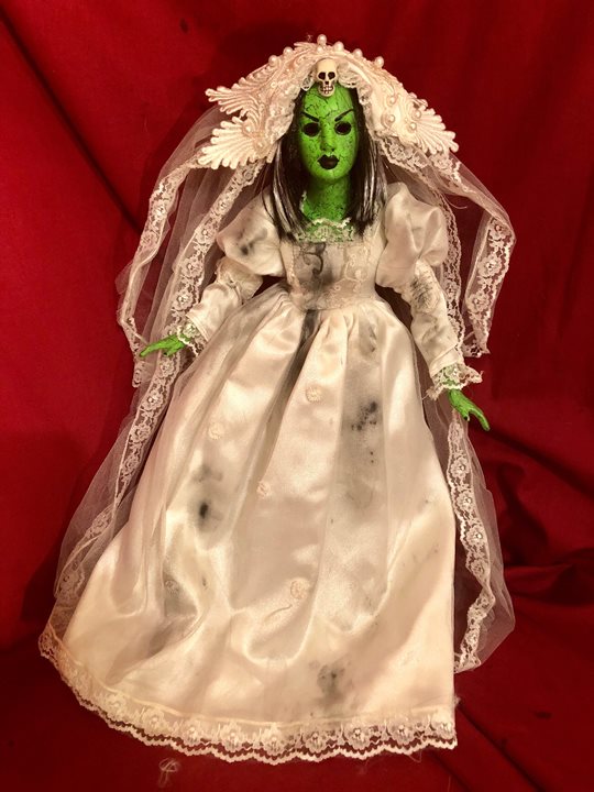 OOAK High Priestess Witch Creepy Horror Doll Art by Christie Creepydolls