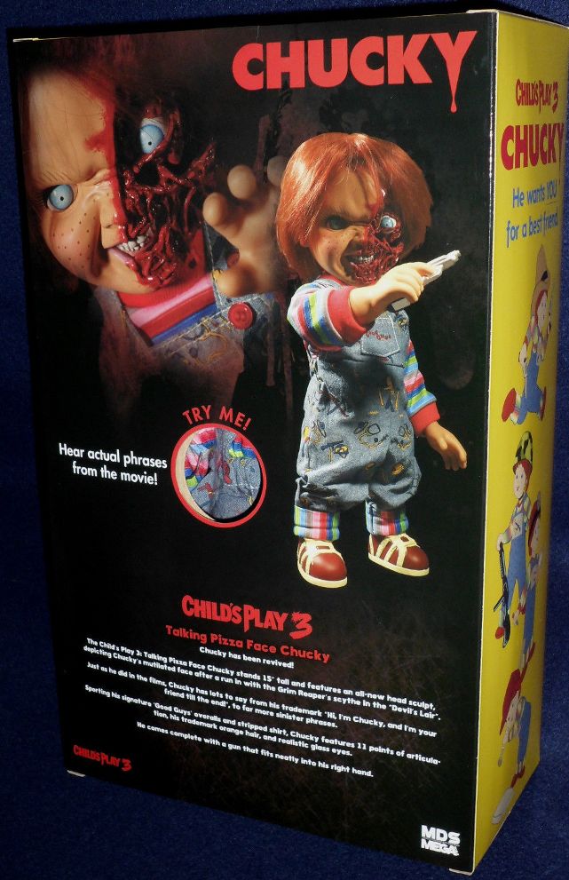 mezco chucky pizza face