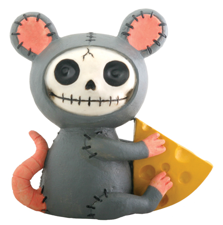 Meunster Mouse Furry Bones Skellies Figurine