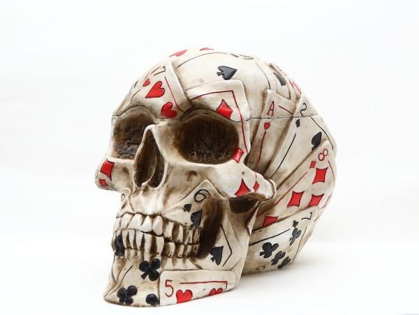 Poker Skull Skeleton Box