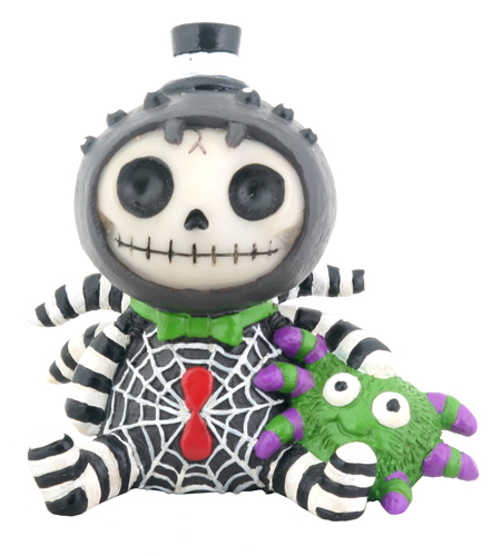 Webster Spider Furry Bones Skellies Figurine