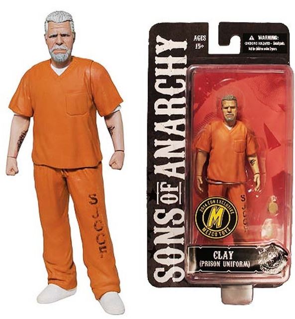 New York Comic Con Sons Of Anarchy Orange Prison Variant Clay Exclusive