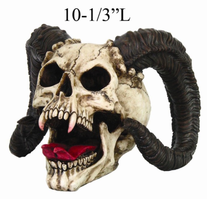 Ram Horned Skull - Click Image to Close