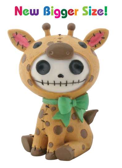 Kirin Giraffe Furry Bones Skellies Medium Figurine - Click Image to Close