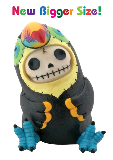 Mango the Toucan Furry Bones Skellies Medium Figurine - Click Image to Close