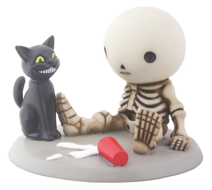 Lucky Spilled Milk Skellies Figurine