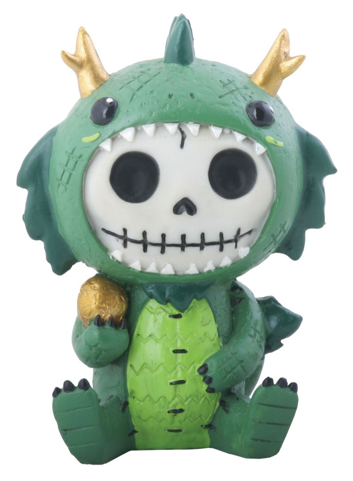 Tatsu Dragon Furry Bones Skellies Figurine