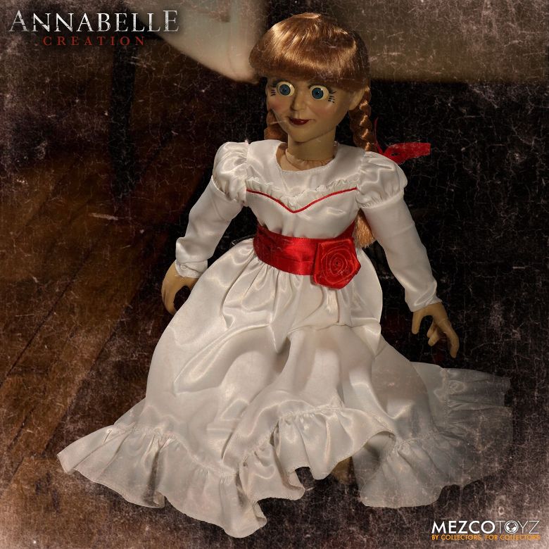 The Conjuring Annabelle Creation Doll Replica 18 Inch by Mezco *SLIGHTLY DENTED BOX*