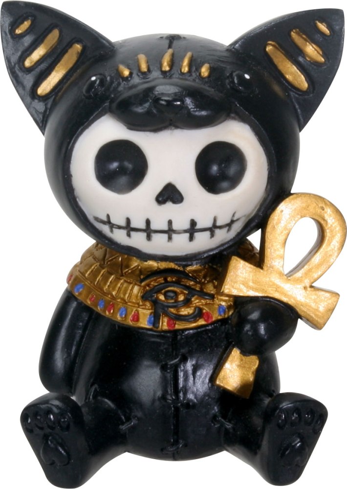 Bastet Furry Bones Skellies Figurine