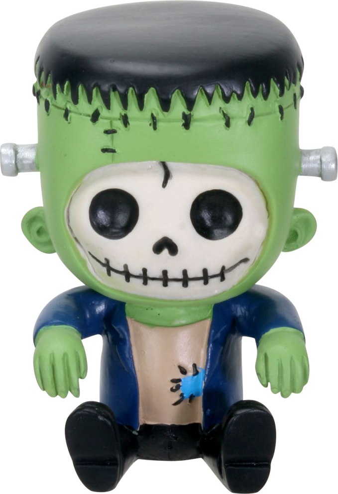 Frankie Frankenstein Furry Bones Skellies Figurine