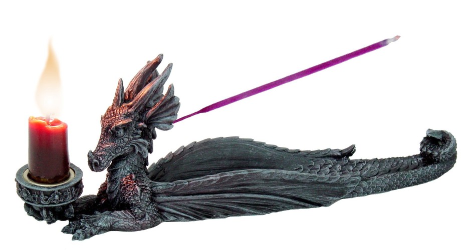 Dragon Candle Incense Burner - Click Image to Close