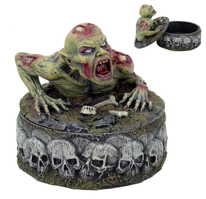 Zombie Jewelry Trinket Box - Click Image to Close