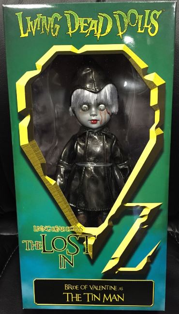 Living Dead Dolls Lost in Oz Wizard of Oz Presents Bride of Valentine as The Tin Man - Click Image to Close