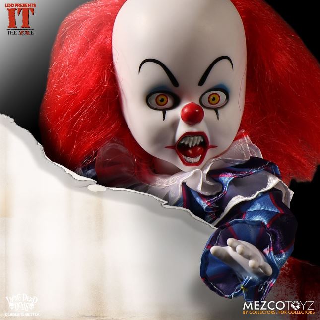 Living Dead Dolls Presents IT Pennywise 1990 Clown - Click Image to Close