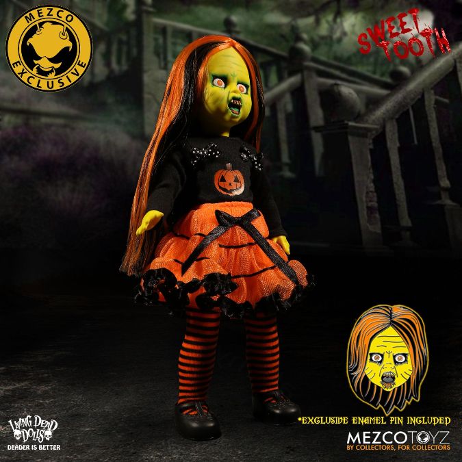 NYCC 2017 Exclusive Mezco Living Dead Dolls Sweet Tooth w Pin