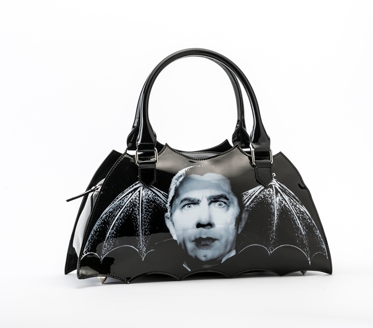 Universal Monsters Dracula Bat Shaped Handbag Purse by Rock Rebel - Click Image to Close