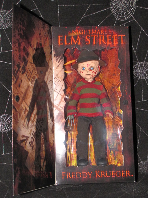 Living Dead Dolls Freddy Krueger: A Nightmare on Elm Street *MODERATELY DENTED BOX* - Click Image to Close