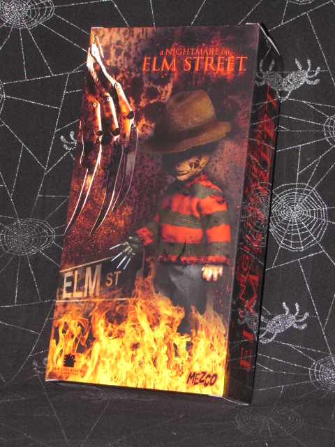 Living Dead Dolls Freddy Krueger: A Nightmare on Elm Street *MODERATELY DENTED BOX* - Click Image to Close