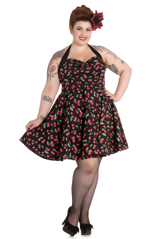 Hell Bunny Plus Size Cherry Pop Rockabilly Mini Dress [hb4642] 52 99 Mystic Crypt The Most