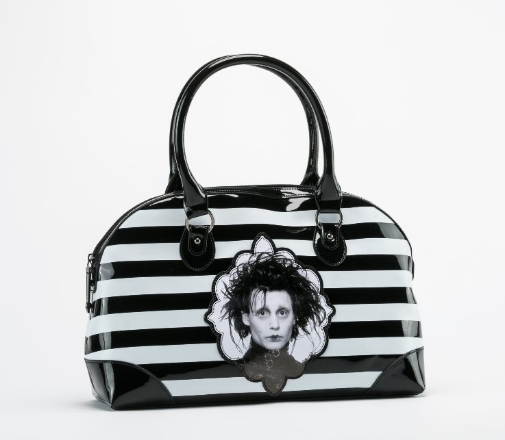 Rock Rebel Edward Scissorhands PVC Vegan Vinyl Handbag Purse - Click Image to Close